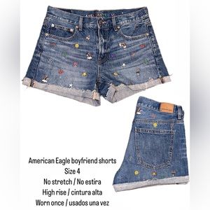 American Eagle Denim '90s Boyfriend Short size 4.